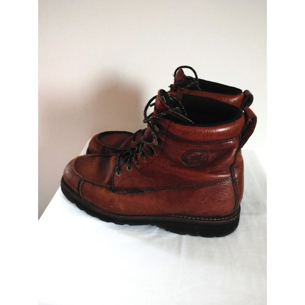 Irish Setter by Red Wing Leather Work Hiking Boots Brown Lace‑Up Soft Toe Men 11